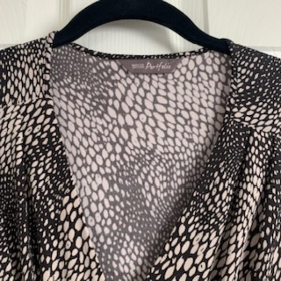 NWOT Marks & Spencer Animal Print Midi Dress US 6 - Picture 3 of 8